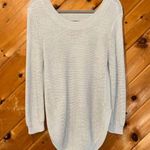 Harper Heritage Harper Hertiage gray chunky knit side slit sweater Photo 0