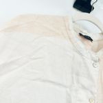 Oska Womens Lagenlook‎ Relaxed Beachy Linen Button Up Sleeveless Shirt Top 8/10 White Size 2 Photo 3