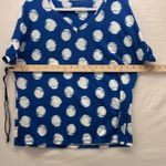 Chico's  Shirt Medium Or 1 Dolman Abstract Art To Wear Travel Vacation Beach Boat Photo 9