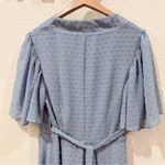 Bellevue the Label Powder Blue Short Sleeve Maxi Wrap Dress Size Small Preowned Photo 4
