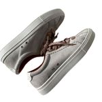 ZARA  Women Metallic Glitter Silver Lace Up Fashion Sneakers Size‎ EU 39 US 8 Photo 6
