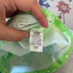 BP  Neon Green Halter Tie Neck Floral Printed Crop Tank Top Medium Y2K Photo 3