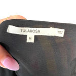 Tularosa Maud Wrap Dress Cherry Red Multi Rainbow Stripe Size Medium Photo 7