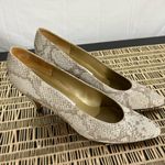 Evan Picone Vintage Evan‎ Picone Snakeskin Pumps Size 9 Photo 1