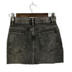 All Saints Betty Dark Gray Mini Denim Skirt 0 Photo 27