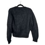 United Colors Of Benetton Italy Vintage Black Mohair Cardigan IT 46 US 10 Photo 3