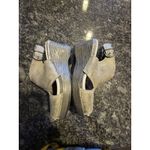 Dansko  Vanda 1701797200 Grey Leather Buckle Wedge Heels Shoes Size 38 US 7.5-8 Photo 5