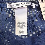 Victoria's Secret NWT  Very Sexy Off Shoulder Crop Top Bralette Bra  Size S Navy Photo 2