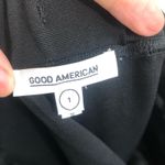 Good American black high rise crop length pants Photo 6