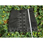Sadie and Sage  Black Velvet Mini Skirt Size Large Photo 9