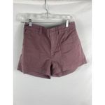 Old Navy  High Rise OG Chino Shorts Size Medium - Purple Photo 3