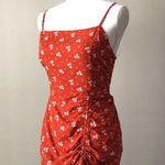 Aeropostale  | Floral Square-Neck Ruched Mini Dress Photo 4