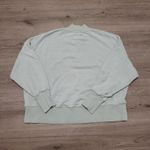 Madewell  Airyterry Sage Half Zip Oversized Sweatshirt Pullover Women size Small Photo 5