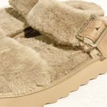 Koolaburra by Ugg UGG Koolaburra Size 11 Tan FURR-AH -Strap Buckle Slide Sandal Shoe Photo 1