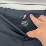 On Running On Cloud Womens Running Tight Size L Full Long Length Black Ankle Zip Size L Photo 7