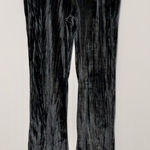 Kimchi Blue Kimchi Blue Andie Velvet pull on Pant black blue size large Photo 0