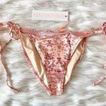 Princess Polly MinkPink Pink Red Paisley Floral Strappy Bottoms Sz L Photo 1