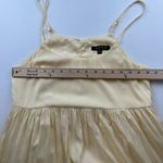 FORE Yellow tiered maxi dress flowy summer dress adjustable straps Size Small Photo 14
