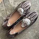 Journee Collection  Lindy2 Ballet Flat Pewter Faux Leather Size 7.5 M, New in Box Photo 2