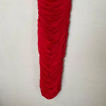 House Of CB HOUSE‎ OF CB 'Sirene' Red Gathered Organza Mesh Dress /Size M Photo 4