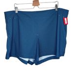 Spanx Sunshine Solutions 6'" Geo Scape Blue Shorts Plus Size 3X Photo 0