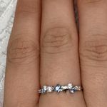 Antian Accessories™ 925 Sterling Silver Star & Blue CZ Ring Photo 3