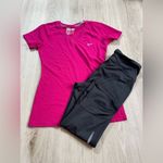 Under Armour Nike and XS T-shirt and Crop Leggings Lot Photo 1