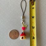 Handmade Kawaii y2k retro fairy cottage style miniature mushroom house phone charm/strap/bag charm/decor🍄💕 Photo 4