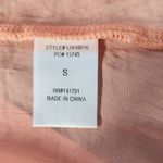 143 Story  Peach Satin Blazer NWT Size Small Crinkled Tangerine Blazer Photo 7