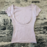 My outfit online lilac open back double lined shirt Photo 0