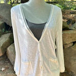 Eddie Bauer Vintage cardigan large cotton 3/4 sleeve cardigan  Photo 0