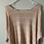 Free People  Shipping News Oversized Tunic Sweater Women L Beige Tan Cozy Beachy Photo 1