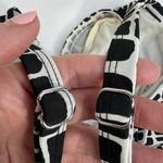 MiracleSuit  Sz 8 Tankini Swimsuit Top Animal Print Black White Underwire Twist Photo 4