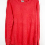 DULUTH Trading Knit Long Sleeve Pullover Coral Sz L Size L Photo 0