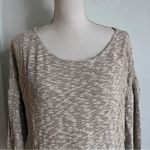 Chico's Chico’s • Tan Beige Boucle Blouse Scoop Neck Photo 2