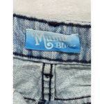 Show Me Your Mumu Blue Arizona High Waisted Denim Shorts Size 26 Distressed Photo 6