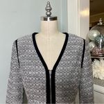 White House | Black Market Tweed Zip Front Blazer Jacket 2 XS Photo 4