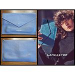 đź’•LANCASTER PARISđź’• Leather Envelope Clutch Xbody Photo 1