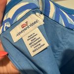 Vineyard Vines Nautilus Shell Print Cornflower Blue Strapless Dress size 2 NWT Photo 5