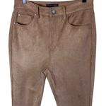 Ann Taylor Women’s Sz 8 Sculpting Pocket Faux Suede High Rise Skinny Jeans NWT Photo 1