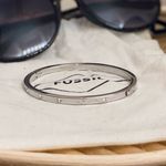 Fossil Jeweled Stainless Steel Bracelet Photo 0