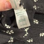 Marine layer  Gabrielle Smock Top in Black Modern Ditsy Bohemian Babydoll L Photo 10