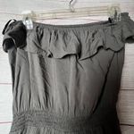 Forever 21  Women's Strapless  Romper with Ruffle off Shoulder Strapless   Sz M Photo 3