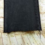 Rag and Bone Peyton Jeans Womens 26 Black Mid Rise Ankle Boot Cut Raw Hem Grunge Photo 5