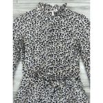 Rebecca Taylor REBECCA‎ TAYLOR Leopard Cheetah Print Silk Long Sleeve Mini Dress Size 6 Photo 1