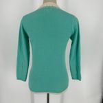 Lilly Pulitzer Blue Crochet Trim Cashmere Toggle Cardigan Topper Lounge Size XS Photo 2