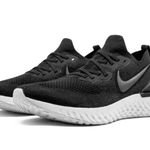 Nike Epic React Flyknit 2 "Black/Black-Gunsmoke" sneakers size 9/5 Photo 1