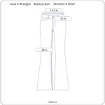 Aura Wrangler Bootcut Jean 8 Short (31X28) Mid Rise Instantly Slimming Stretch Photo 7