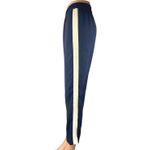 J.Crew Women's Blue White Straight Tapered Leg High Rise Trousers Track Pants 4 Photo 3