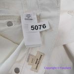 Madewell NEW  Petite Baggy Straight Jeans in Tile‎ White: Ripped Edition, 25P Photo 15